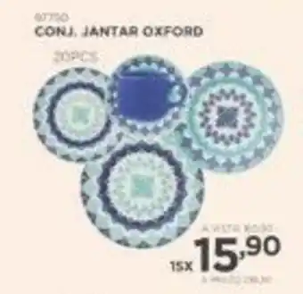 Benoit Conj. Jantar Oxford 20pcs oferta