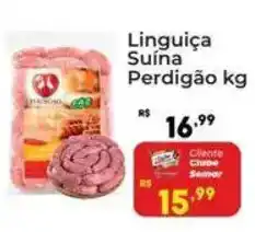 Semar Supermercado Linguiça Suína Perdigão oferta