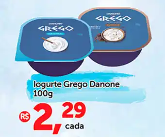 Shibata Supermercados Iogurte Grego Danone 100g oferta
