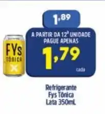 Arena Atacado Refrigerante Fys Tonica 350ml oferta