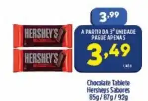 Arena Atacado Chocolate Tablete Hershey's Sabores 85g/87g/92g oferta