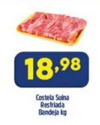 Arena Atacado Costela Suina Resfriada Bandeja 1kg oferta