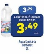 Arena Atacado Agua Sanitaria Barbarex 2L oferta