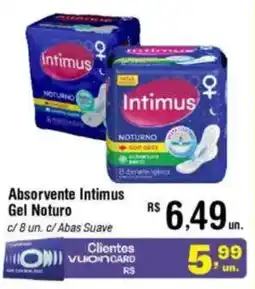 Fort Atacadista Absorvente Intimus Gel Noturo oferta