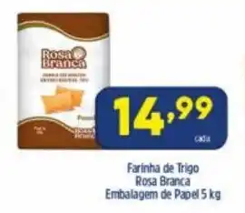 Arena Atacado Farinha de Trigo Rosa Branca Embalagem de papel 5kg oferta