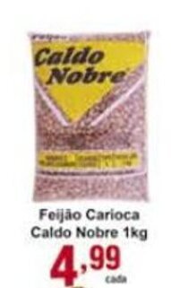 Rossi Supermercado Feijao Carioca Caldo Nobre 1kg oferta