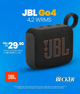 Lojas Becker JBL Go4 4,2 WRMS oferta