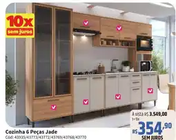 Deltasul Cozinha 6 Peças Jade oferta