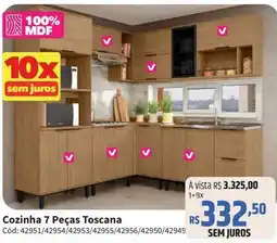 Deltasul Cozinha 7 Peças Toscana oferta