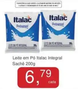 Mineirão Atacarejo Leite em Pó Italac Integral Sachê oferta