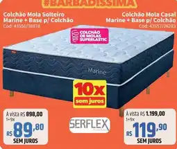 Deltasul Colchão Mola Solteiro Marine + Base p/ Colchão oferta