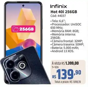 Deltasul in Hot 40i 256GB oferta