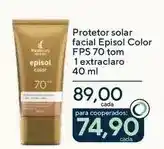 Drogarias Coop Episol - protetor solar facial color fps 70 oferta