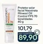 Drogarias Coop Neostrata - protetor solar facial oil control fps 70 oferta