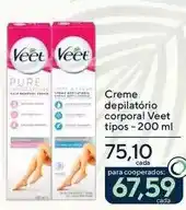 Drogarias Coop Veet - creme depilatório corporal oferta