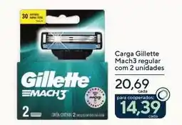 Drogarias Coop Gillette - carga mach3 regular oferta