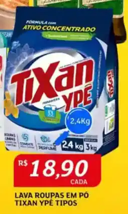 Assaí Atacadista Lava roupas em pó tixan ypê tipos oferta