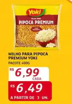 Assaí Atacadista Milho para pipoca premium yoki pacote oferta