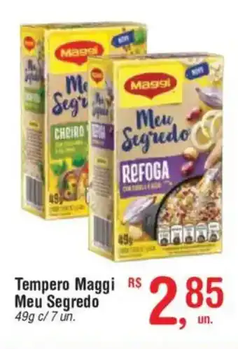 Fort Atacadista Tempero Maggi R$ Meu Segredo oferta