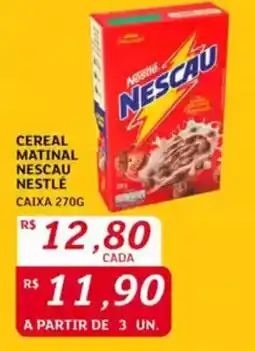 Assaí Atacadista Cereal matinal nescau nestlé caixa oferta