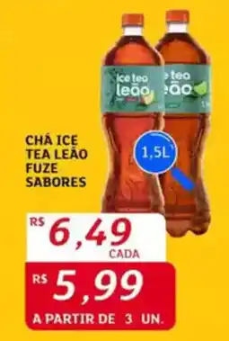 Assaí Atacadista Chá ice tea leão fuze sabores oferta