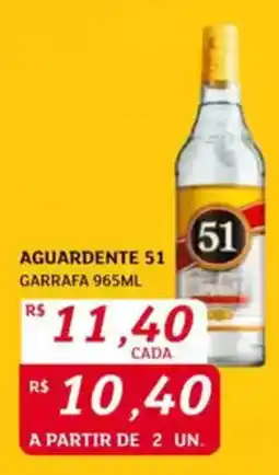 Assaí Atacadista Aguardente 51 garrafa oferta