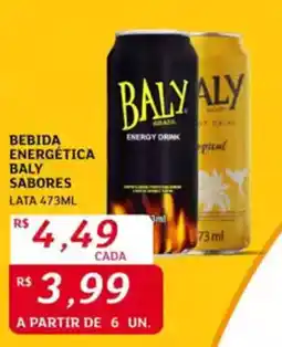 Assaí Atacadista Bebida energética baly sabores lata oferta