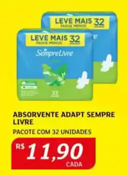 Assaí Atacadista Absorvente adapt sempre livre oferta