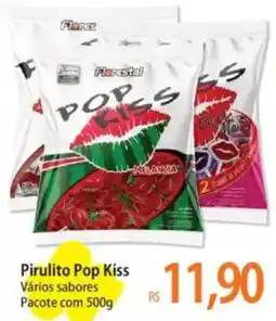 Atacadão Pirulito Pop Kiss Vários sabores Pacote oferta