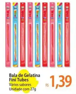 Atacadão Bala de Gelatina Fini Tubes oferta