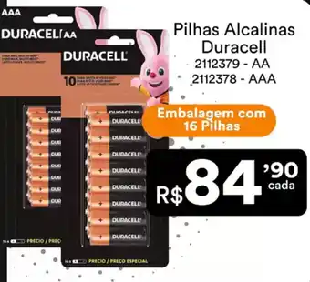 Multicoisas Pilhas Alcalinas Duracell oferta