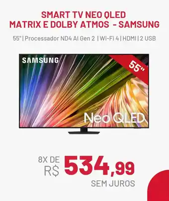 Ferreira Costa Smart tv neo qled matrix e dolby atmos - samsung oferta