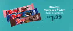 Big Mais Supermercados Biscoito Recheado Toddy Sabores oferta
