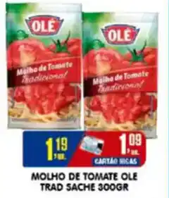 Higa's Supermercado Molho de tomate ole trad sache oferta