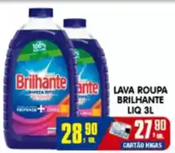 Higa's Supermercado Lava roupa brilhante liq oferta