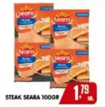 Higa's Supermercado Steak seara oferta