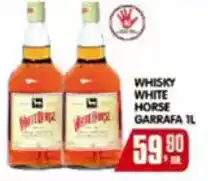 Higa's Supermercado Whisky white horse garrafa oferta