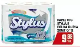 Higa's Supermercado Papel hig styllus folha dupla 20mt c/12 oferta