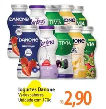 Atacadão logurtes Danone Vários sabores Unidade oferta