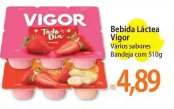 Atacadão Bebida Láctea VigorVários sabores Bandeja com 510g Vários sabores Bandeja oferta