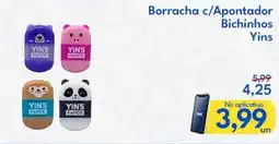 Supermercados Baklizi Borracha c/Apontador Bichinhos Yins oferta