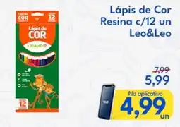 Supermercados Baklizi Lápis de Cor Resina c/12 un Leo&Leo oferta