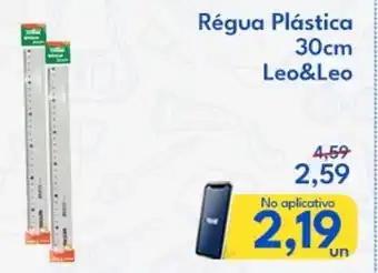 Supermercados Baklizi Régua Plástica Leo&Leo oferta