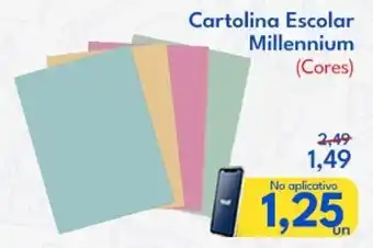 Supermercados Baklizi Cartolina Escolar Millennium oferta