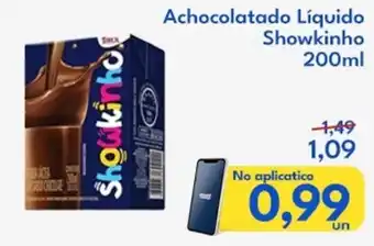 Supermercados Baklizi Achocolatado Líquido Showkinho oferta