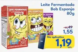 Supermercados Baklizi Leite Fermentado Bob Esponja oferta