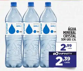 Preço & Cia Água mineral crystal sem gás oferta