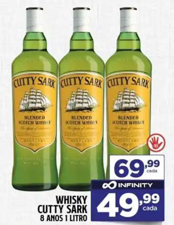 Preço & Cia Whisky cutty sark 8 anos oferta