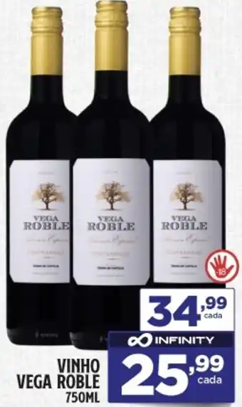 Preço & Cia Vinho vega roble oferta