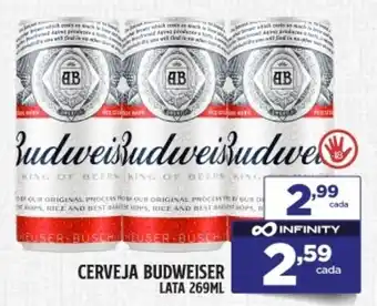 Preço & Cia Cerveja budweiser lata oferta